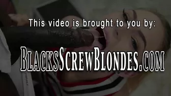 Little Blonde Teen Riding Black Schlong (Casey Ballerini)