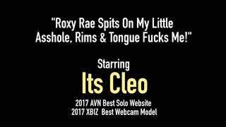 Roxy Rae Spits On My Little Asshole, Rims & Tongue Fucks Me