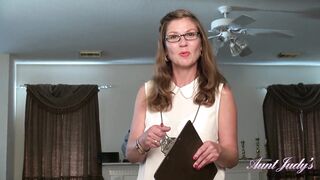 Aunt Judy's - 43Yo Full Bush Milf Isabella Is Your New Secretary