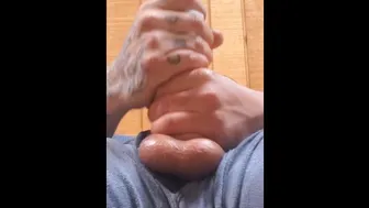 Latino Getting Off In The Office… Huge Cumshot