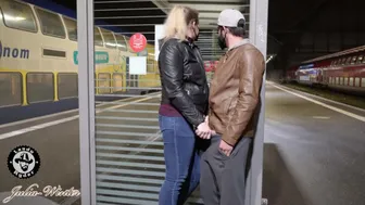 2 Germans Fucking At A Train Station