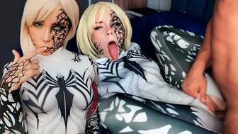 Anti-Venom Deep Sucking And Sensual Fucking - Cosplay