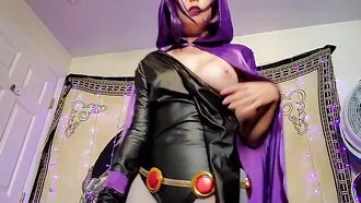 Autumnnight Flaunts Her Raven Hair And Massive Knockers In Cosplay Punkbibibi