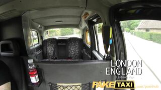 Faketaxi Lesbian Gets Tricked Into Taking Big Cock