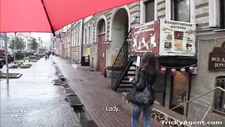 A Girl Rescued From The Rain Gets Seduced