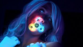 Secretcrush4K - Glowing Neon Babe Teases Your Cock With Her Perfect Body Pmv