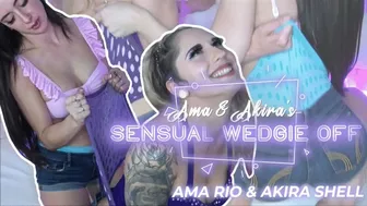 Ama & Akira's Sensual Wedgie Off (Uhd Wmv)