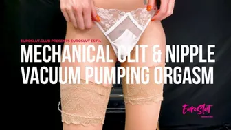 Mechanical Clit And Nipple Vacuum Pumping Orgasm (Es714)