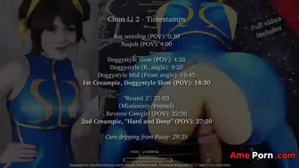 Chun Li 2 One On One Versus Sweetdarling